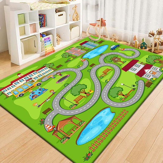 Cityscape Play Rug - Suburban Town